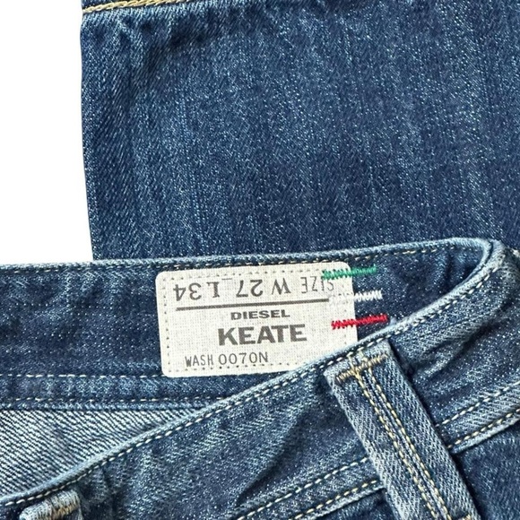 Insane Y2K NWT Diesel Dark Wash Jeans Size 27 - Picture 4 of 8